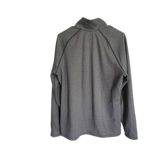 Adidas Mens Gray 1/4 Zip Long Sleeve Golf Textured Pullover Sweatshirt Size XL - Picture 2 of 7